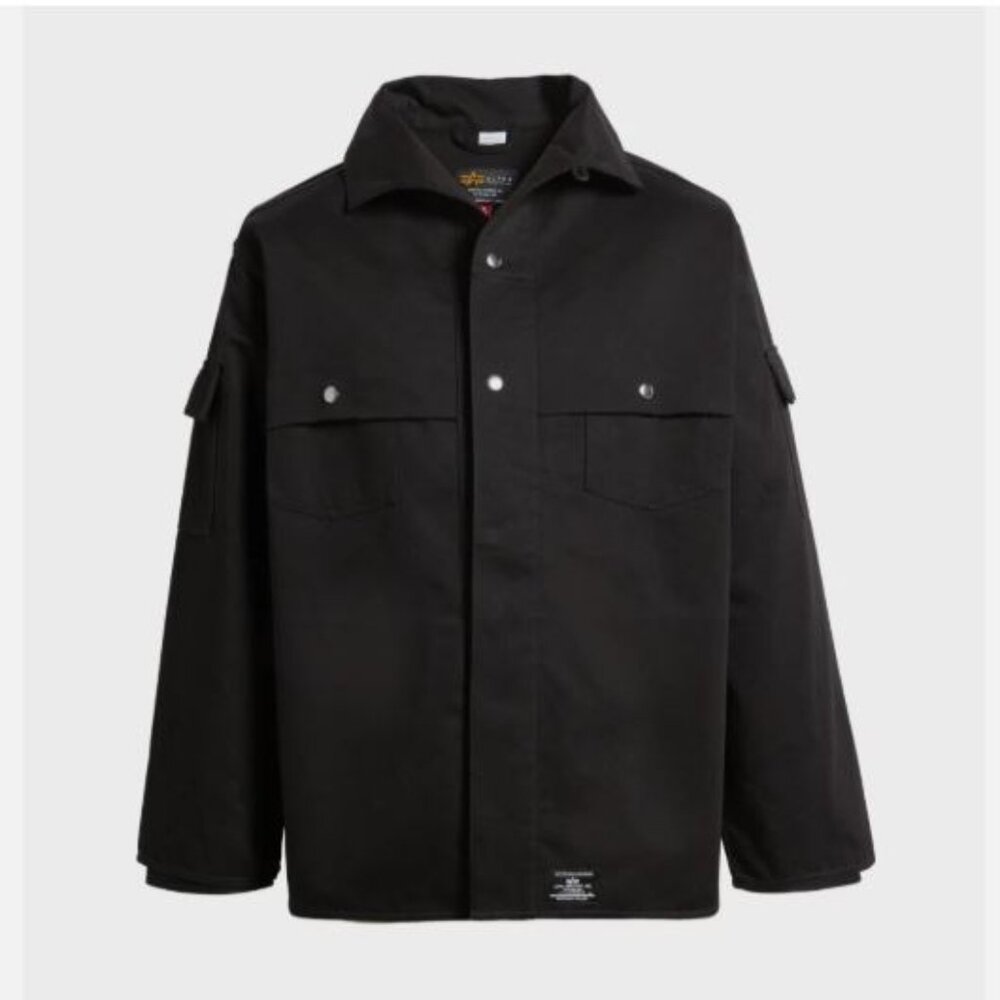 Alpha Industries M 1934 Relaxed Fit Men's Jacket MOD Size Large Military Black